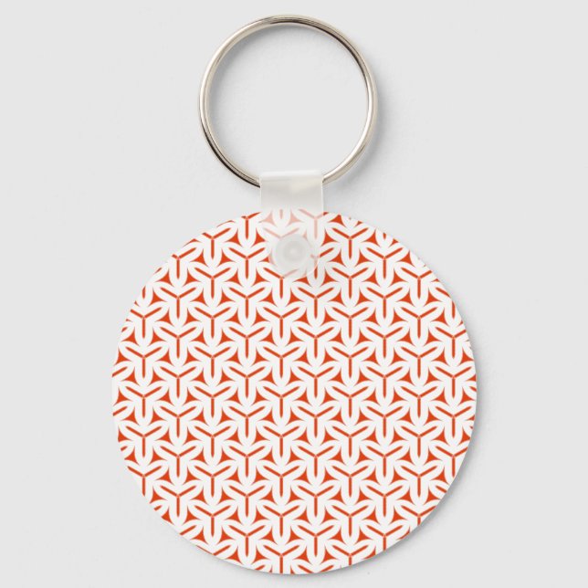 Gothic Blades Pattern Key Ring (Front)