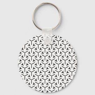 Gothic Blades Pattern Keychain