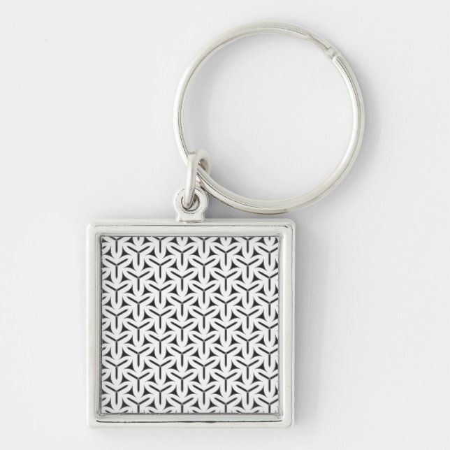 Gothic Blades Pattern Keychain (Front)