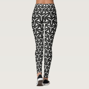 Gothic Blades Pattern Leggings
