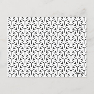 Gothic Blades Pattern Postcard