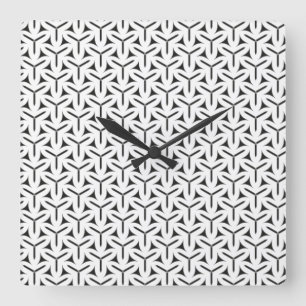 Gothic Blades Pattern Round Clock