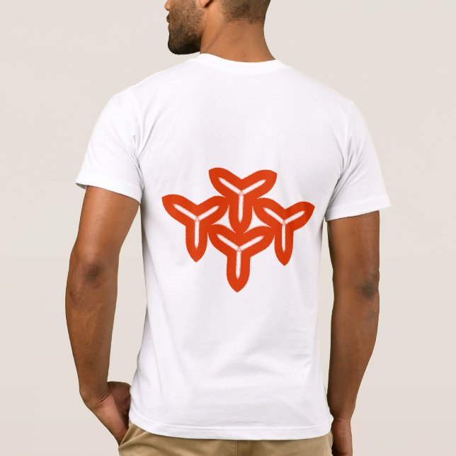 Gothic Blades Pattern T-Shirt (Back)