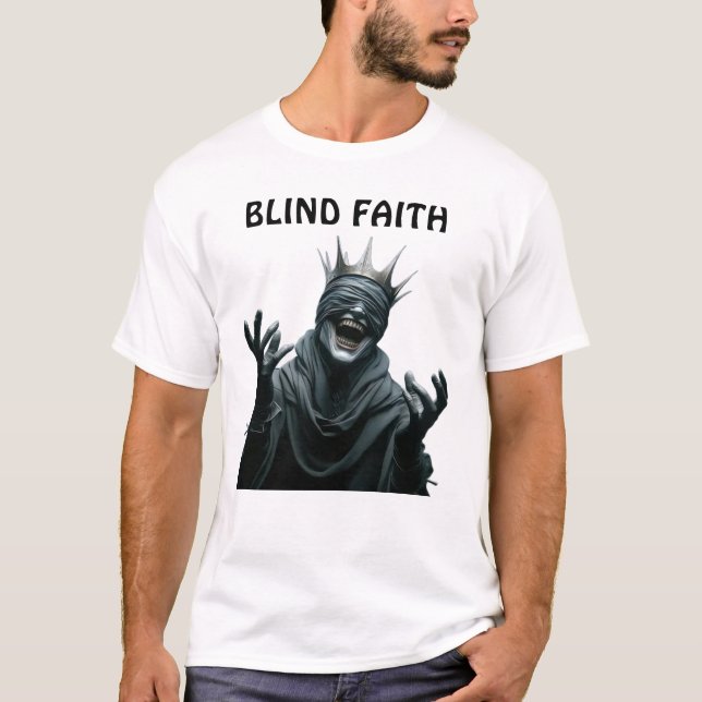 Gothic Blind Faith Dark Fantasy T-Shirt (Front)