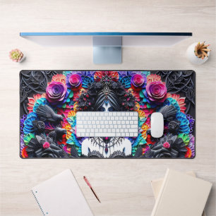 Gothic Bloom: The Paper Art Empress Desk Mat