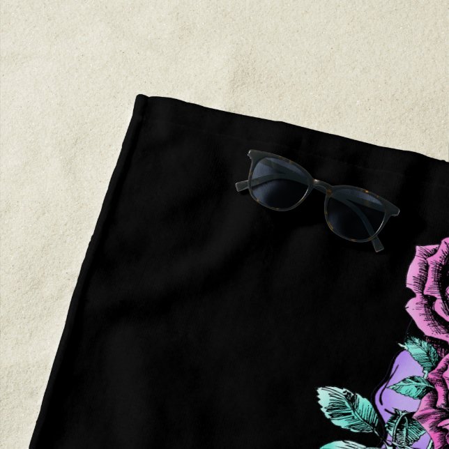 Gothic Bouquet Beach Towel (In Situ)