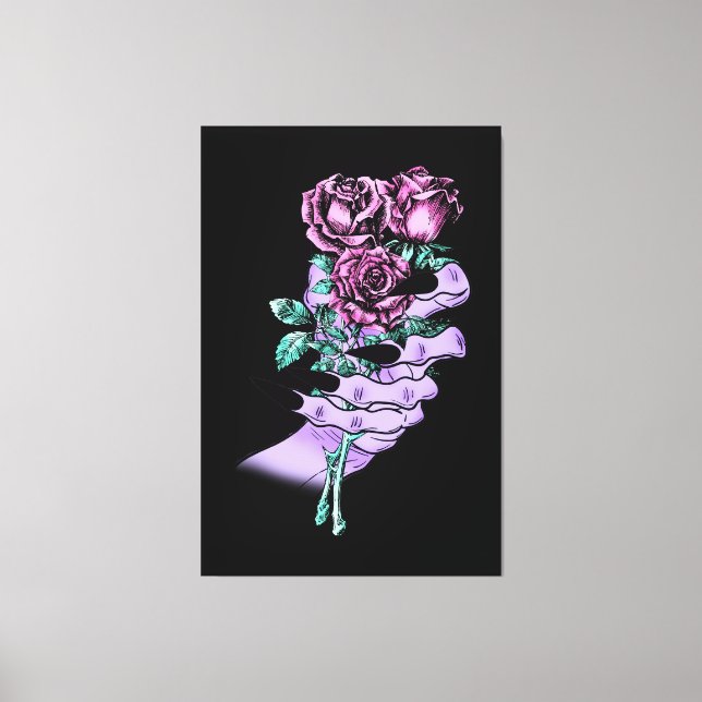 Gothic Bouquet Canvas Print (Front)