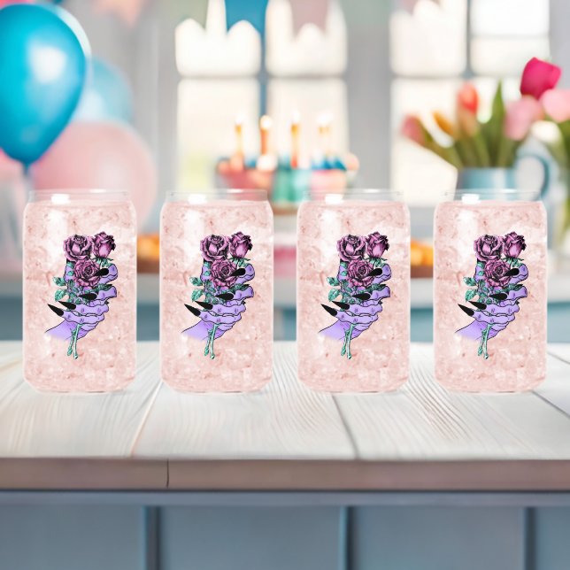 Gothic Bouquet Glasses (Insitu (Baby Shower))