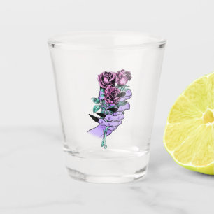 Gothic Bouquet Shot Glass