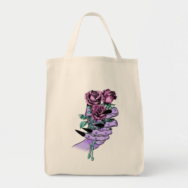 Gothic Bouquet Tote Bag (Front)
