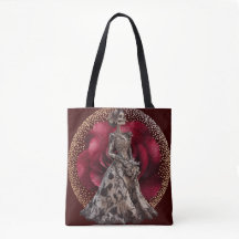 Gothic Bride in Crimson Red