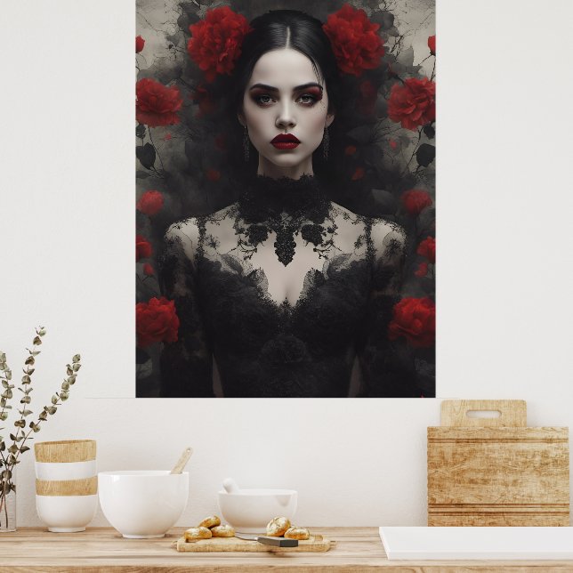 Gothic Bride Poster (Kitchen)