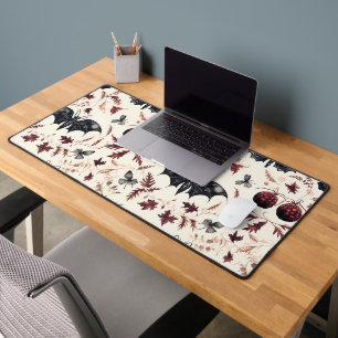 Gothic Bugs, Berries and Blooms Desk Mat