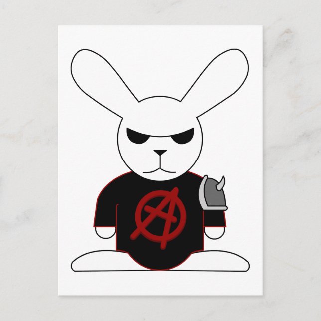 Gothic Bunnies Bruno Postcard (Front)