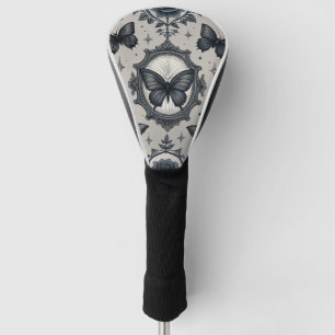 Gothic Butterfly Floral Pattern (2) Golf Head Cover