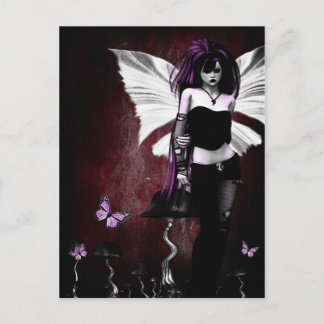 Gothic Butterfly Postcard