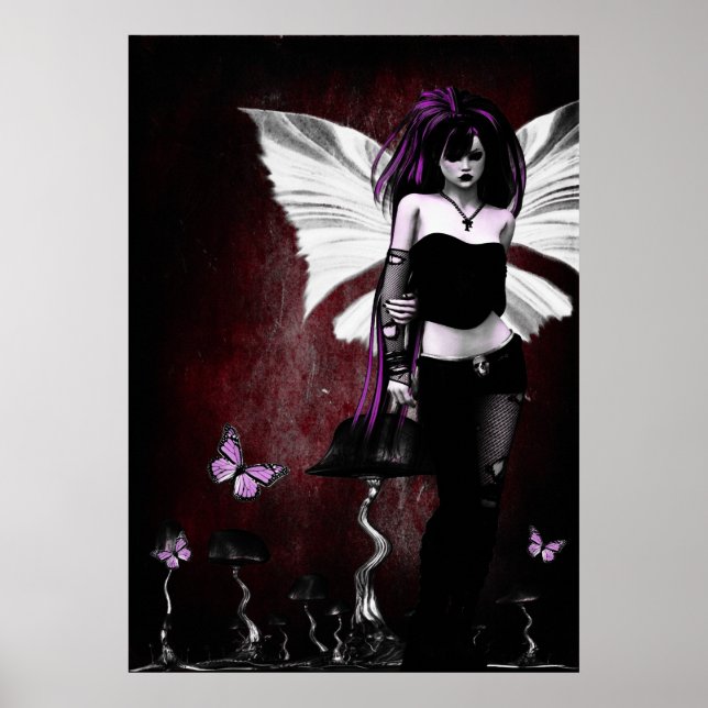 Gothic Butterfly Poster (Front)