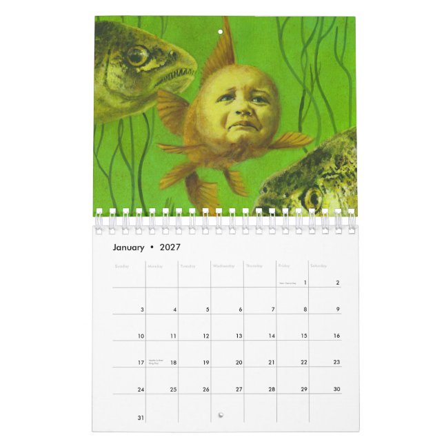 Gothic Calendar (Jan 2027)