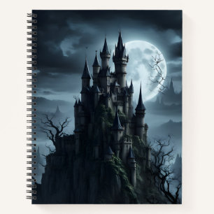 Gothic Castle at Midnight Notebook