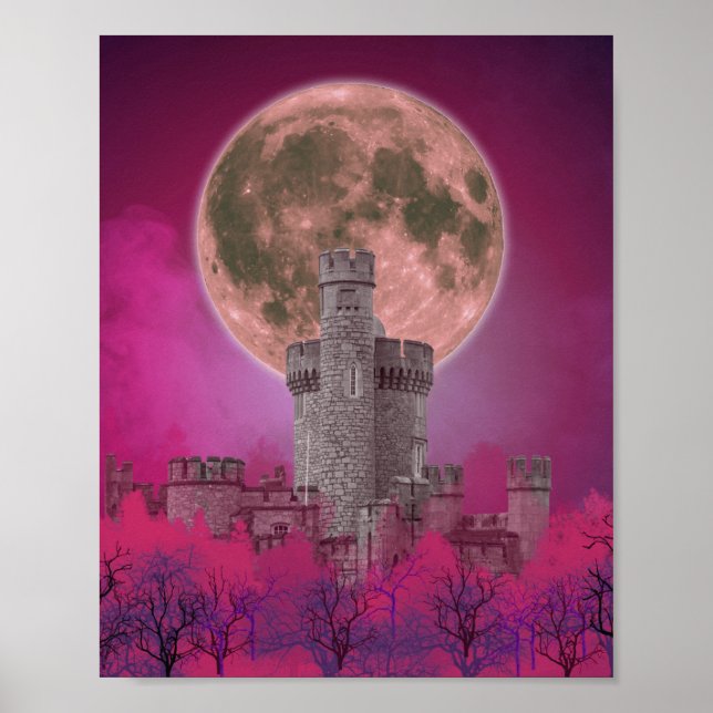 Gothic Castle Hunted Forest Poster (Front)