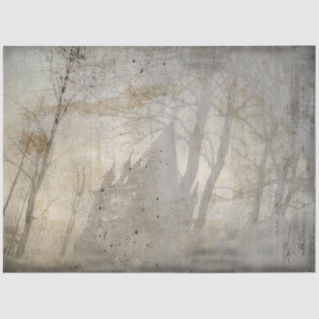 Gothic Castle Series Design 1 Tissue Paper (Front)