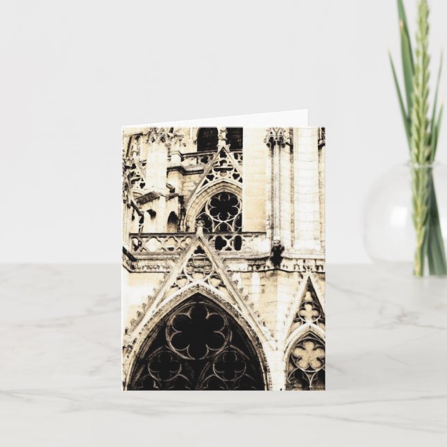Gothic Cathedral ~ Card / Invitations (Front)