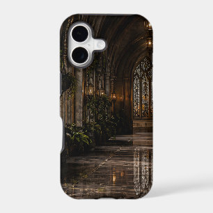 Gothic Cathedral Hallway Phone Case