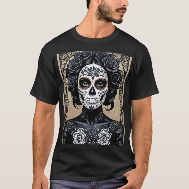 Gothic Catrina Day of the Dead Tee (Front)