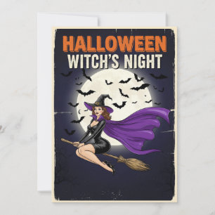 Gothic Charm Halloween Invite