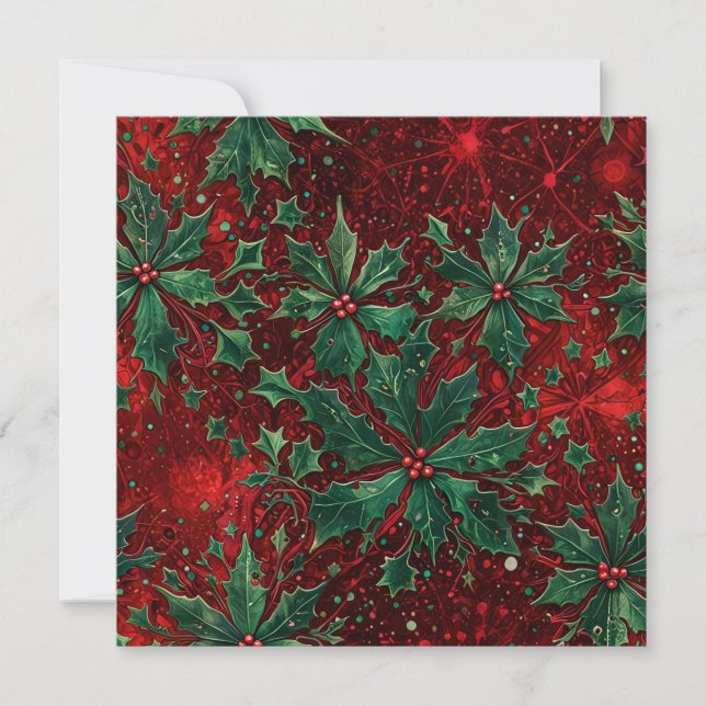 Gothic Christmas Greeting Card (Front)