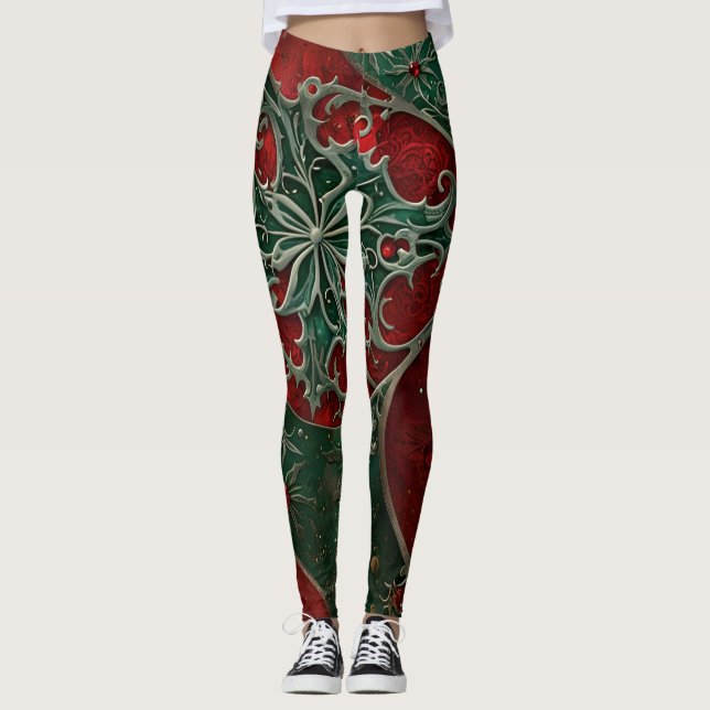 Gothic Christmas Leggings (Front)