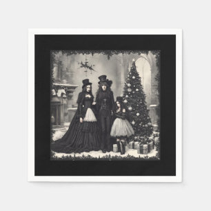 Gothic Christmas Napkin