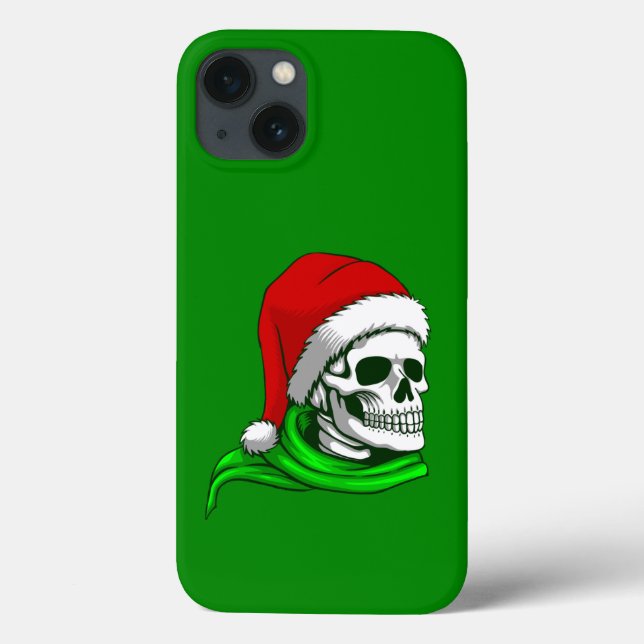 gothic christmas santa skull skeleton Case-Mate iPhone case (Back)