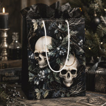 Gothic Christmas Skulls Creepmas