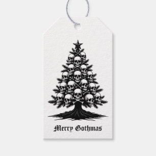 Gothic Christmas Tree II Gift Tags