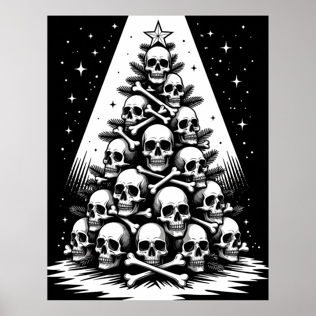 Gothic Christmas Tree V Poster (Front)