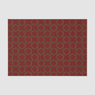 Gothic Christmas Wreath Patterned Tissue Paper