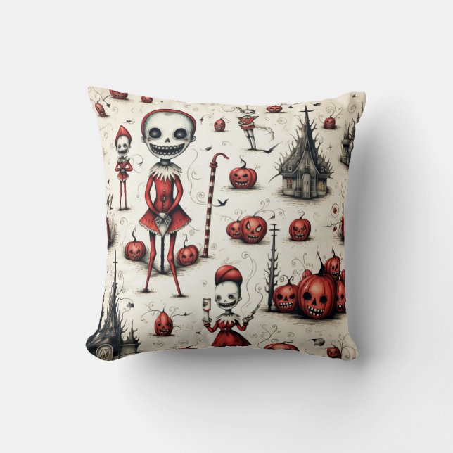 Gothic Clowns  Cushion (Front)