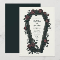 Gothic Coffin Wedding 