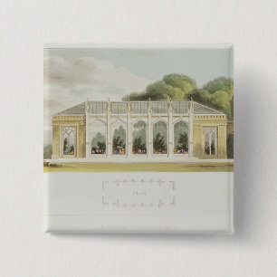 Gothic Conservatory, 1832 15 Cm Square Badge