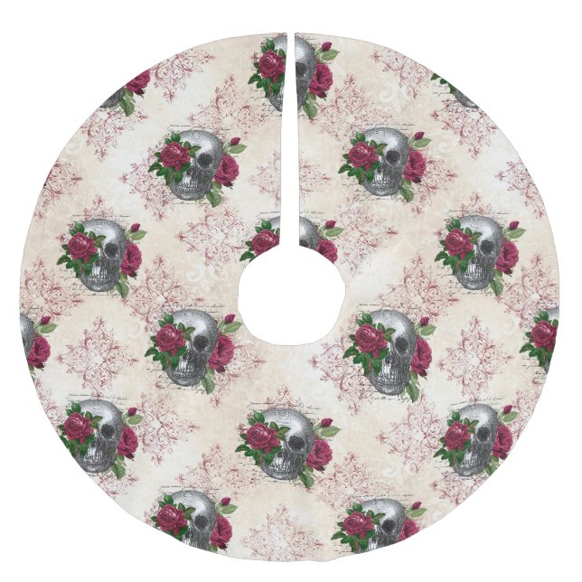 Gothic Countenance Series Design 16  Brushed Polyester Tree Skirt (Front)