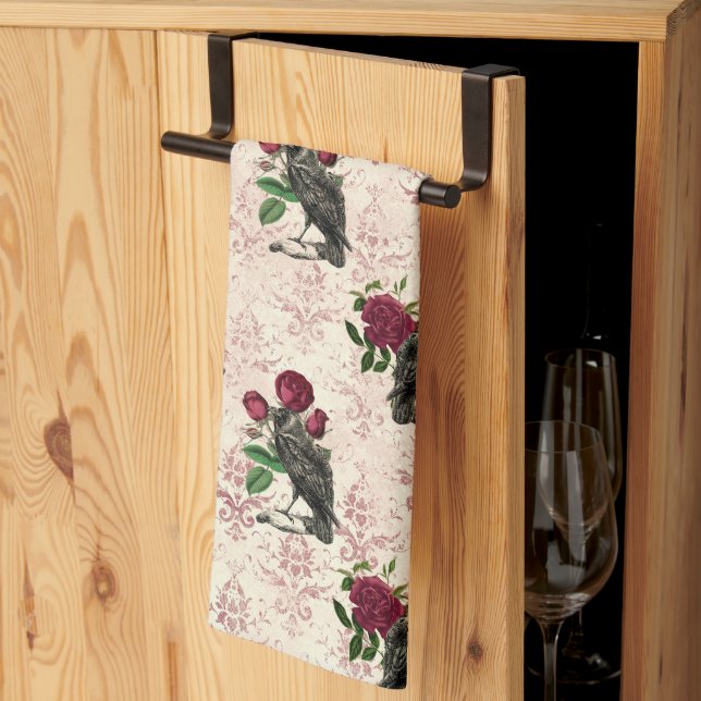 Gothic Countenance Series Design 16   Tea Towel (Thirds Fold)