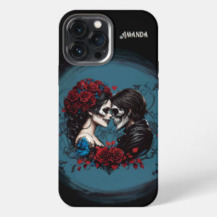 Gothic Couple Lovers Valentine's Day Holiday iPhone 13 Pro Max Case
