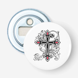 Gothic cross bottle opener
