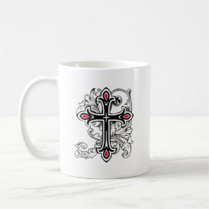 Gothic cross coffee mug