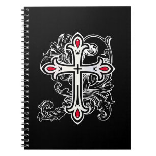 Gothic cross notebook