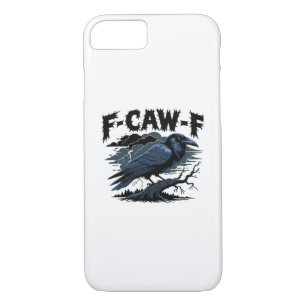 Gothic Crow Funny Humor F-Caw-F Essential Minimal  Case-Mate iPhone Case