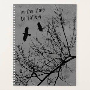 Gothic Crows and Trees Landscape Planner