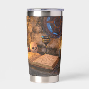 Gothic Dark Academia Candlelit Study Art Insulated Tumbler