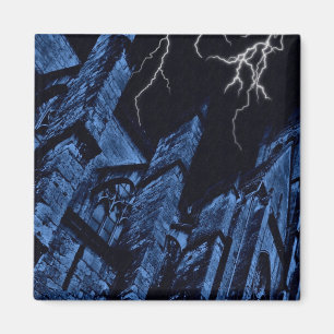 Gothic dark church magnet
